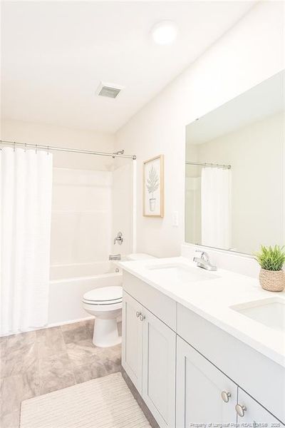 Guest Bath-Virtually Staged