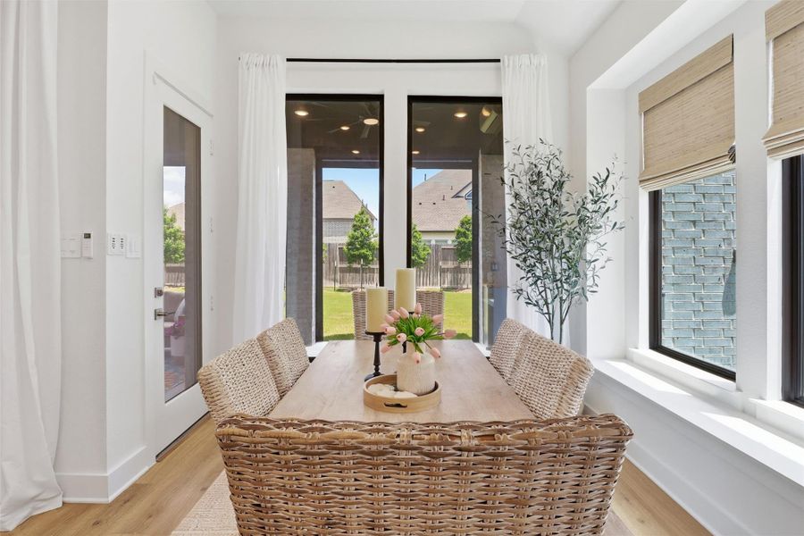 Furnished interior view inside a new home in , Brookshire (Image 42).