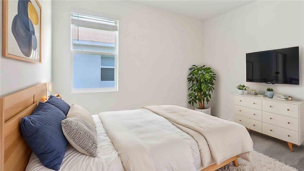 Furnished interior view inside a new home in Briarwood, Alachua (Image 6). Furnished interior view inside a new home in Briarwood, Alachua (Image 6).