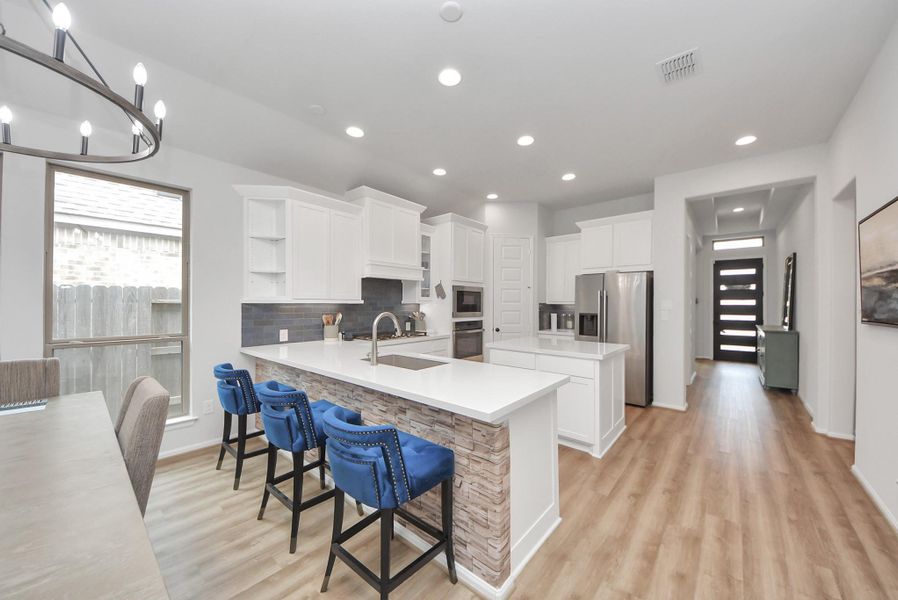 Furnished interior view inside a new home in , Humble (Image 8).