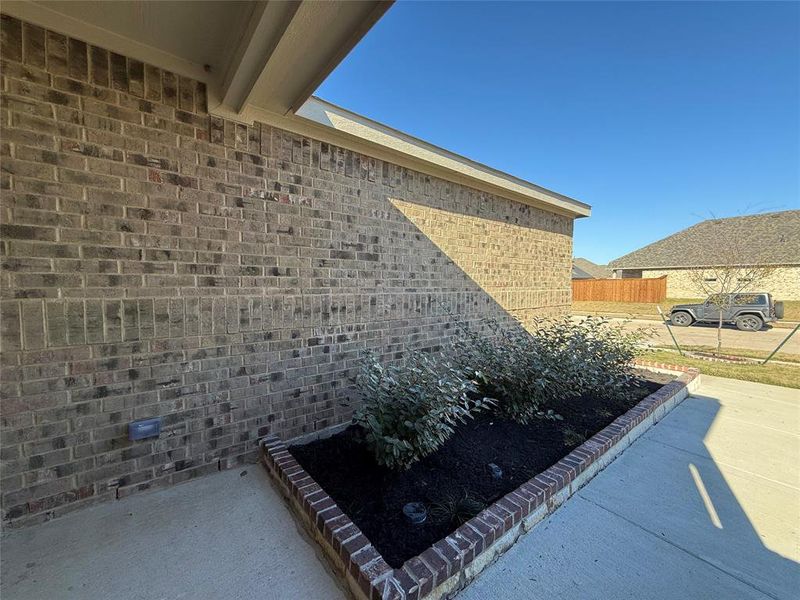 Exterior details and patio area of a home in , Forney (Image 3). Exterior details and patio area of a home in , Forney (Image 3).