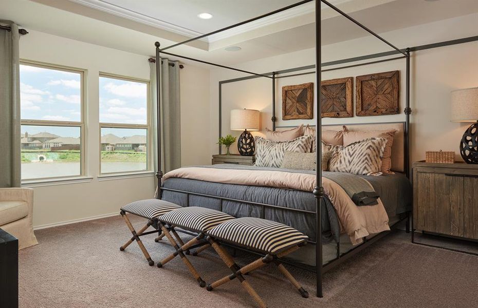 *Model Representation - Spacious owner's suite with private bath *Model Representation - Spacious owner's suite with private bath