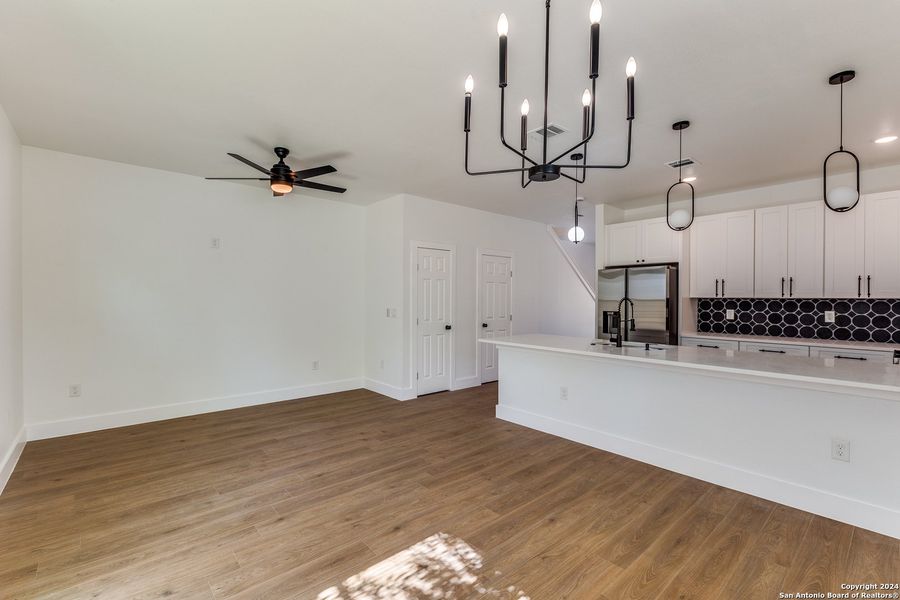 Spacious, unfurnished interior of a new home in , San Antonio (Image 18). Spacious, unfurnished interior of a new home in , San Antonio (Image 18).