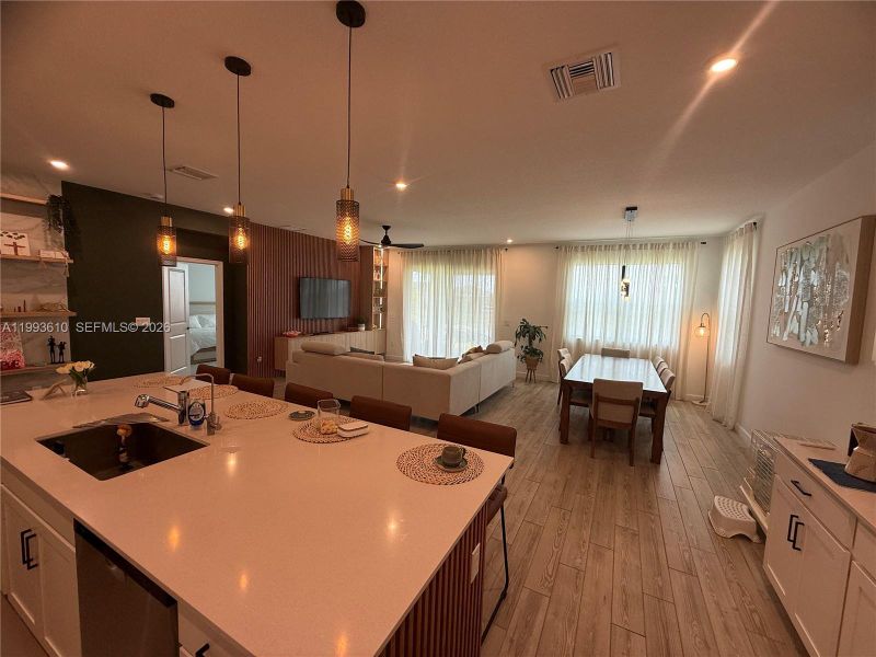 Furnished interior view inside a new home in Tradition, Port St. Lucie (Image 10).