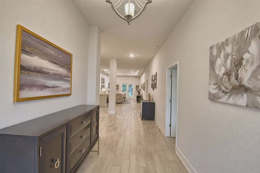 Furnished interior view inside a new home in Lake Juliana Estates, Auburndale (Image 8).