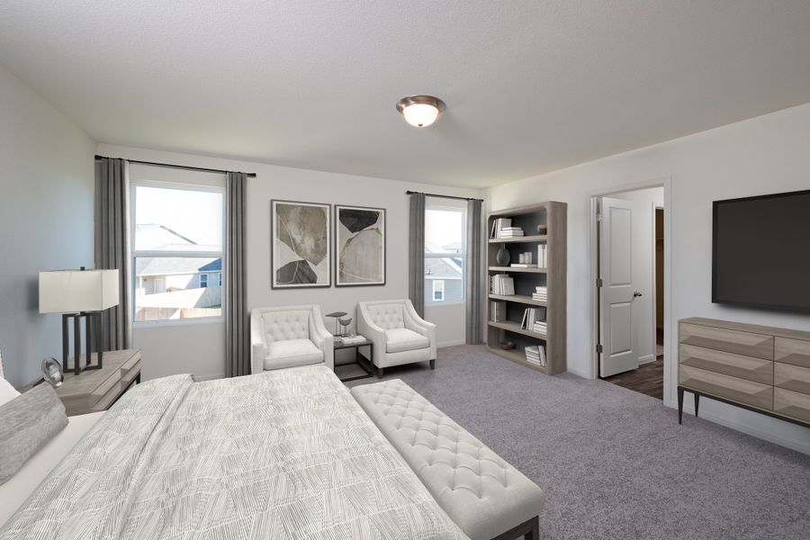 Representative furnished interior of a home built from the Endeavor by Starlight Homes in Sonterra, Jarrell (Image 5). Representative furnished interior of a home built from the Endeavor by Starlight Homes in Sonterra, Jarrell (Image 5).