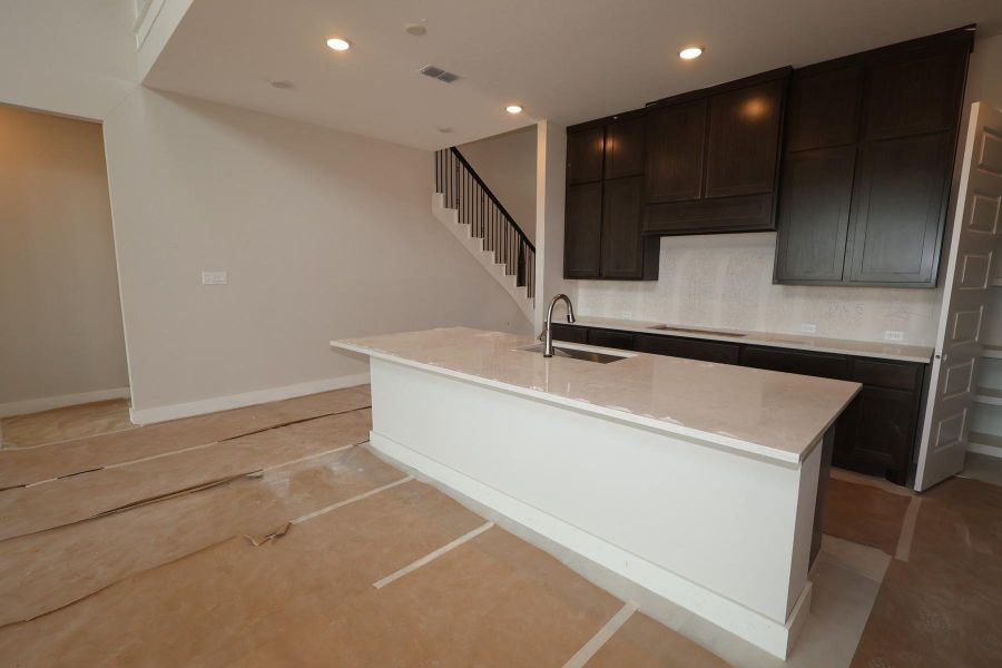 In-progress construction of a new home in Dunham Pointe, Cypress, TX (Image 30).