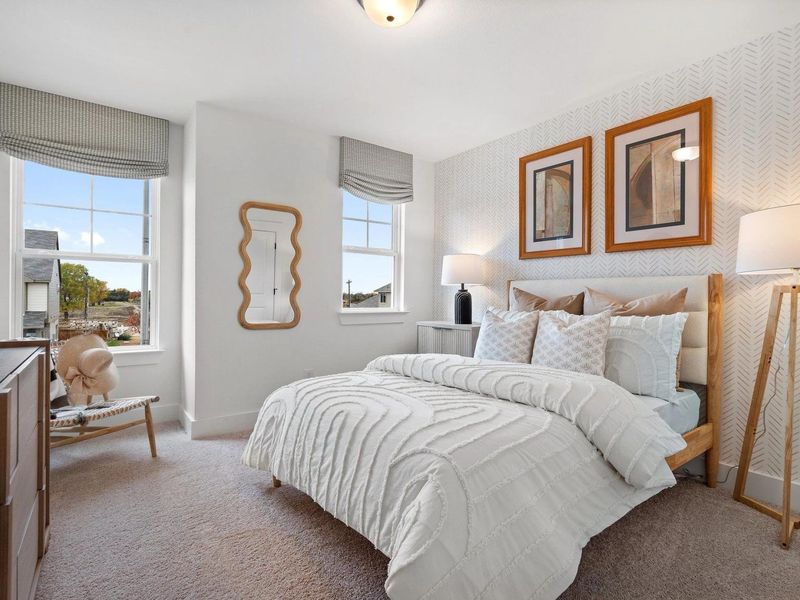 Furnished interior view inside a new home in Lake Park Villas, Wylie (Image 26). Furnished interior view inside a new home in Lake Park Villas, Wylie (Image 26).