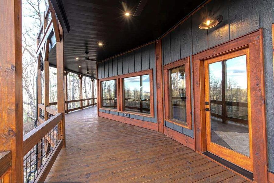Exterior details and patio area of a home in , Blue Ridge (Image 31). Exterior details and patio area of a home in , Blue Ridge (Image 31).