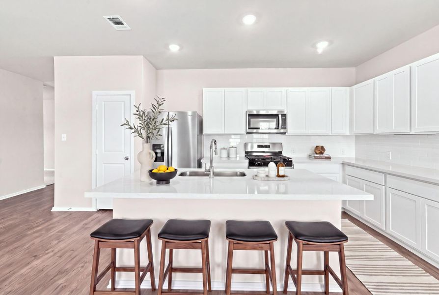 Furnished interior view inside a new home in Laurel Landing, Alvin (Image 5).