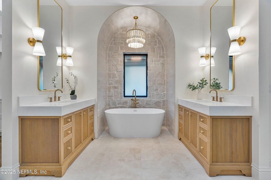 Furnished interior view inside a new home in , St. Augustine (Image 64).