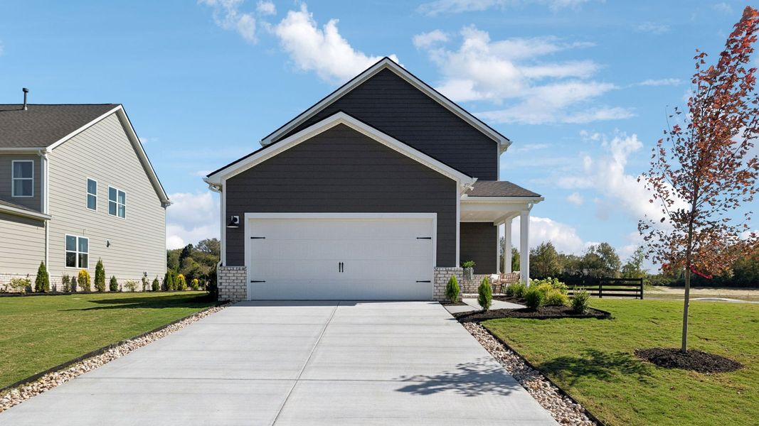Representative exterior photo of a completed home built from the IRWIN A by D.R. Horton in Harvest Point, Spring Hill, TN (Image 26).