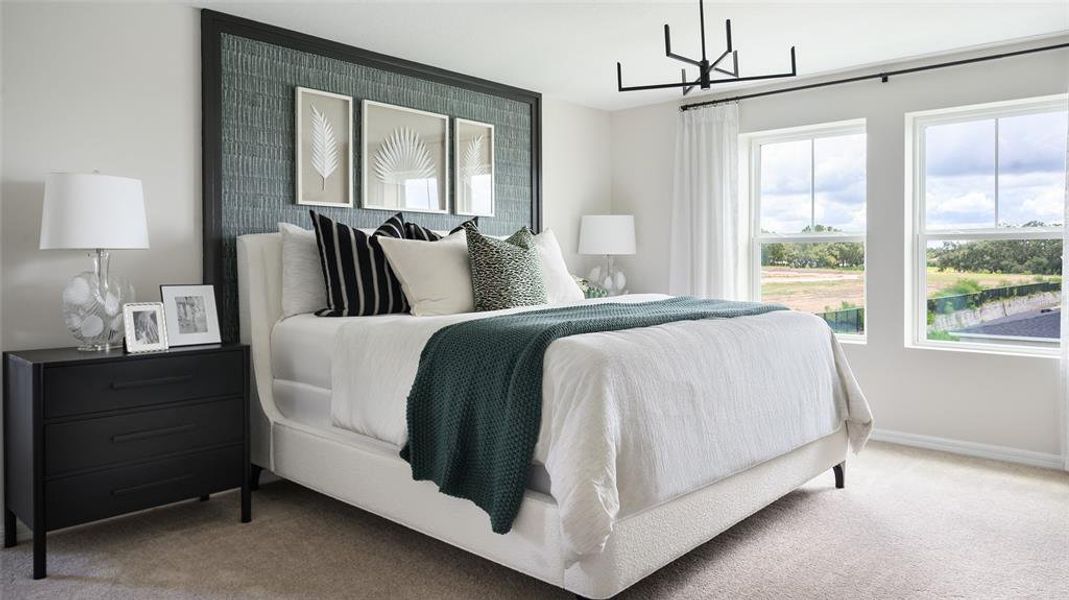Furnished interior view inside a new home in Pasadena Woods, Dade City (Image 5).