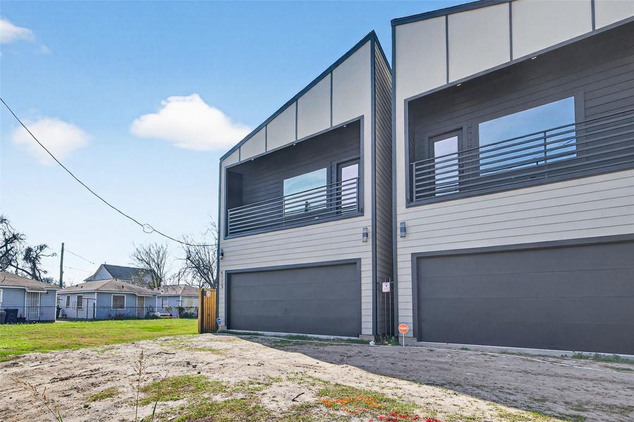 Front exterior of a new home in , Houston, TX, highlighting curb appeal (Image 23).