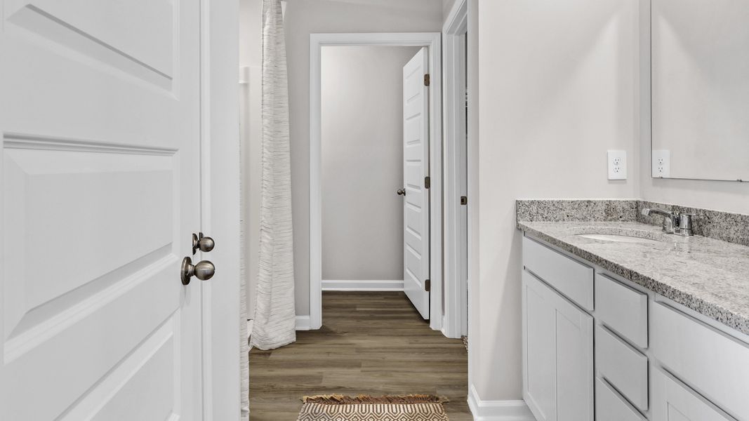 Furnished interior view inside a new home in Bailey Park, Fayetteville (Image 25).