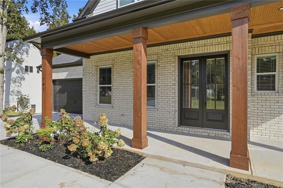 Exterior details and patio area of a home in , Buford (Image 27).