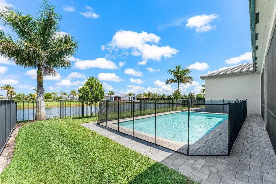 Pool With Child Fence