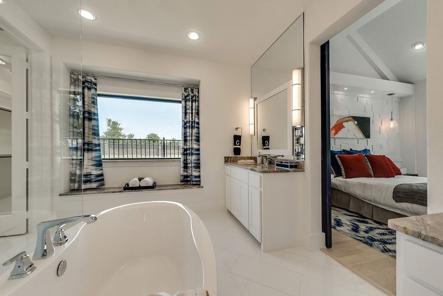 Representative furnished interior of a home built from the Grand Heritage by Grand Homes in Grand Oaks, Celina (Image 13).