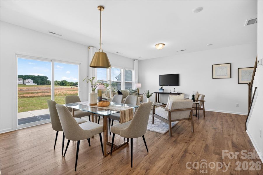 Furnished interior view inside a new home in Morgan Hills, Albemarle (Image 6).