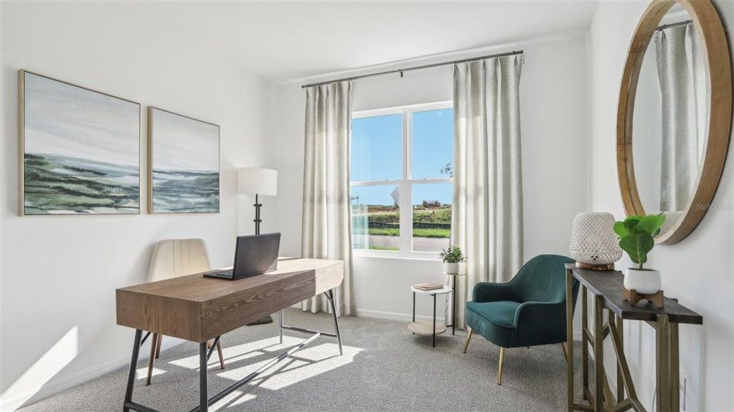 Furnished interior view inside a new home in Rye Crossing, Parrish (Image 10).