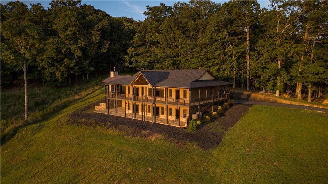 Front exterior of a new home in , Morganton, GA, highlighting curb appeal (Image 22).