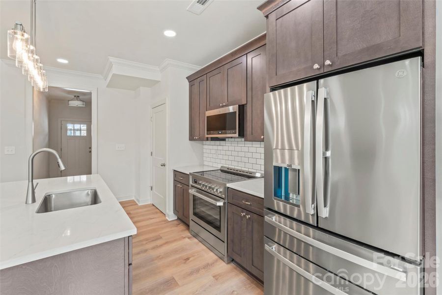 A most convenient kitchen. A most convenient kitchen.