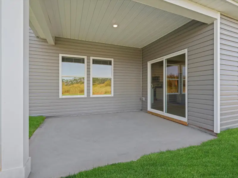 Exterior details and patio area of a home in The Farm at Wells Creek - Heritage Collection, Gray Court (Image 2). Exterior details and patio area of a home in The Farm at Wells Creek - Heritage Collection, Gray Court (Image 2).