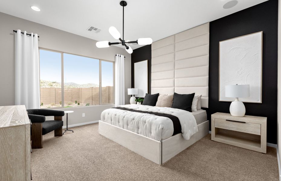 Representative furnished interior of a home built from the Verbena by Pulte Homes in Regent Hills - Meadow Series, Buckeye (Image 8).