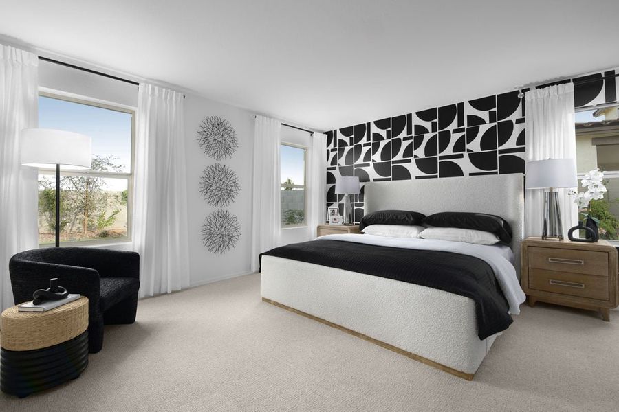 Representative furnished interior of a home built from the 2014 Modeled by KB Home in Skyline Village Enclaves, San Tan Valley (Image 9).