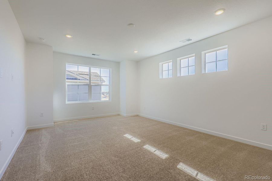 Spacious, unfurnished interior of a new home in Parterre: Paired Homes, Thornton (Image 10). Spacious, unfurnished interior of a new home in Parterre: Paired Homes, Thornton (Image 10).