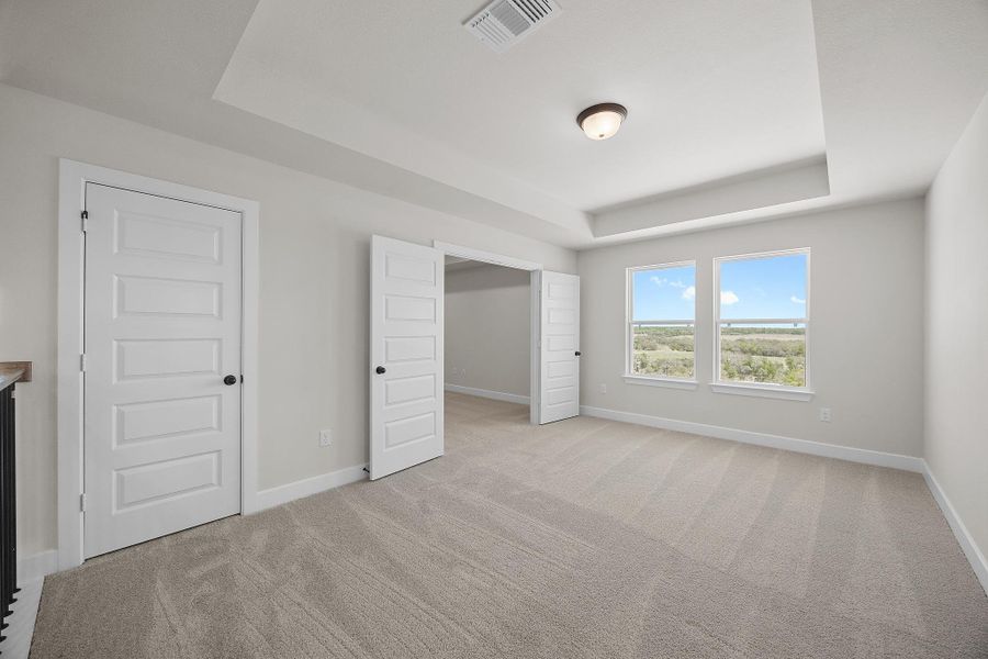 Spacious, unfurnished interior of a new home in Lariat, Liberty Hill (Image 28). Spacious, unfurnished interior of a new home in Lariat, Liberty Hill (Image 28).
