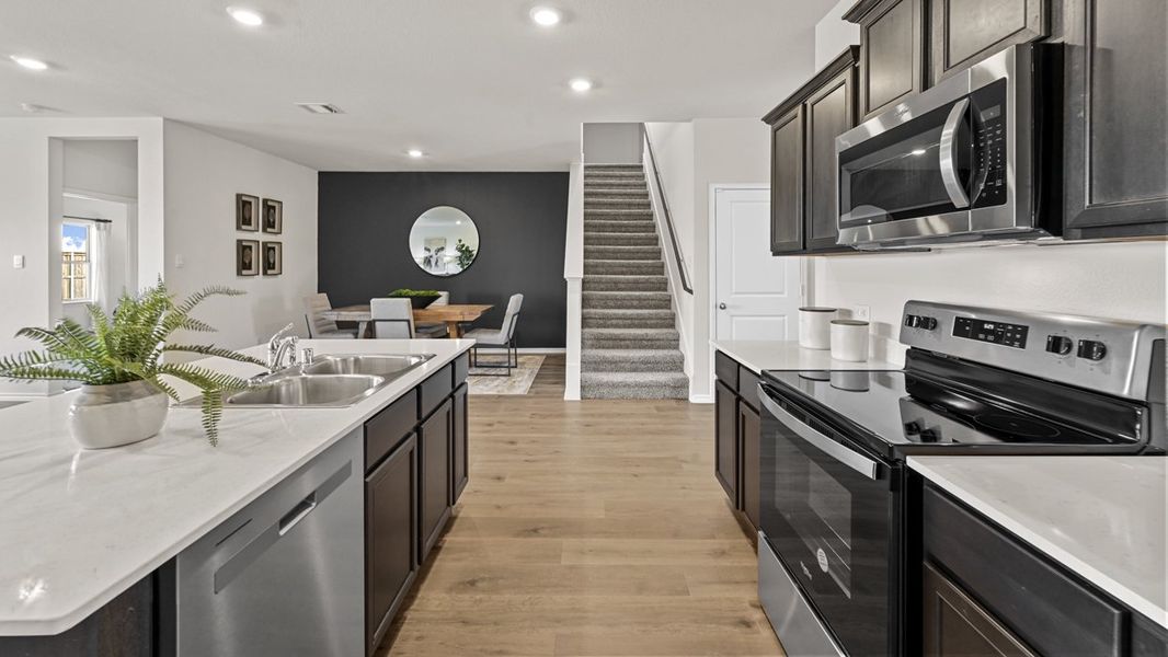 Furnished interior view inside a new home in Waverly Estates, Josephine (Image 32).
