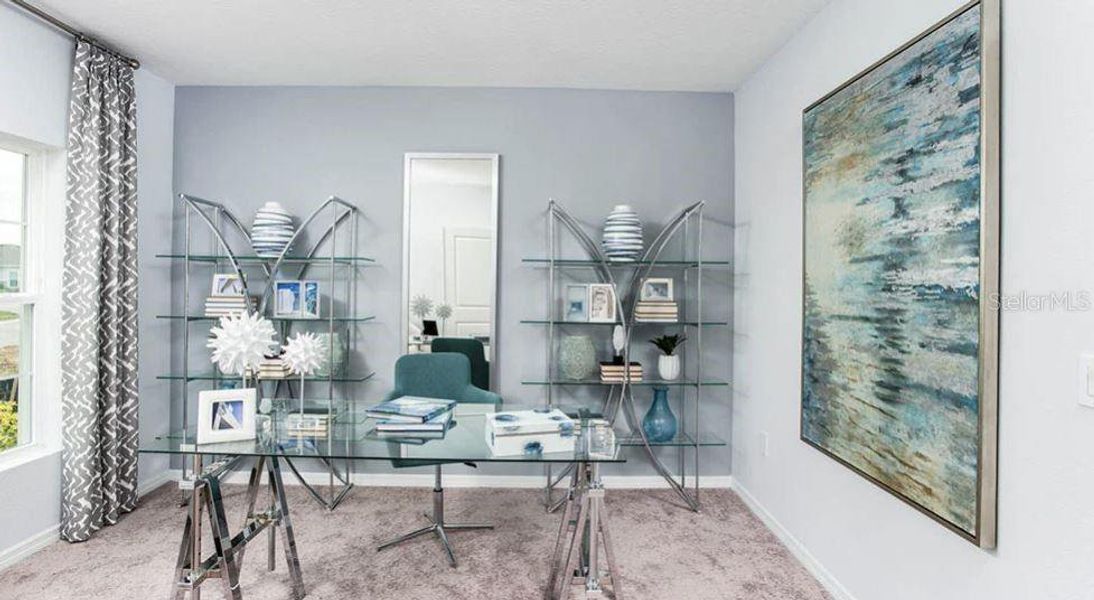 Furnished interior view inside a new home in Palm Wind, Hudson (Image 7).