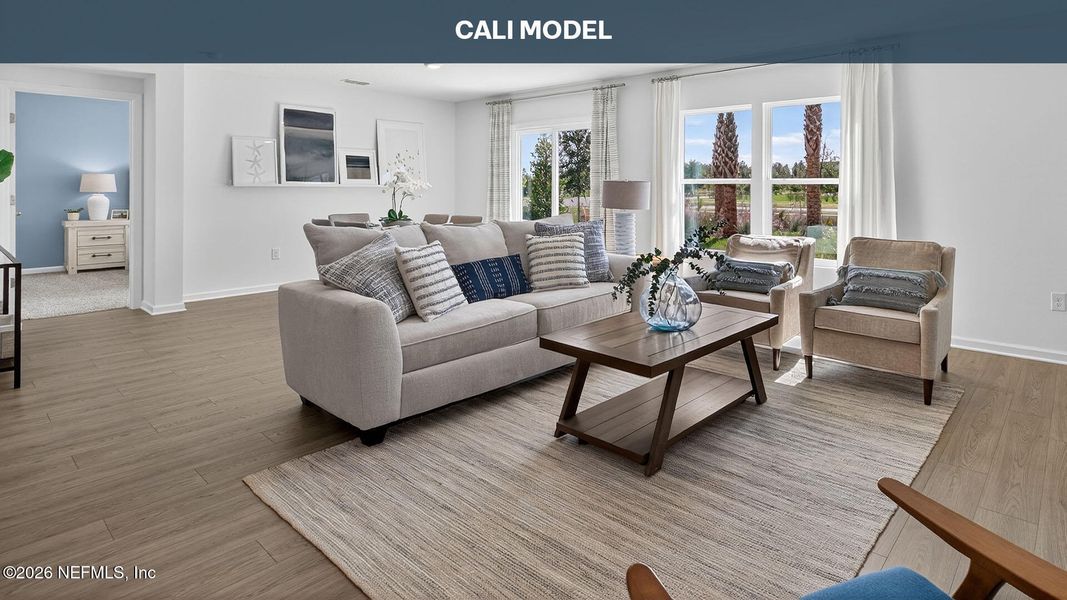 Furnished interior view inside a new home in , Palm Coast (Image 11).