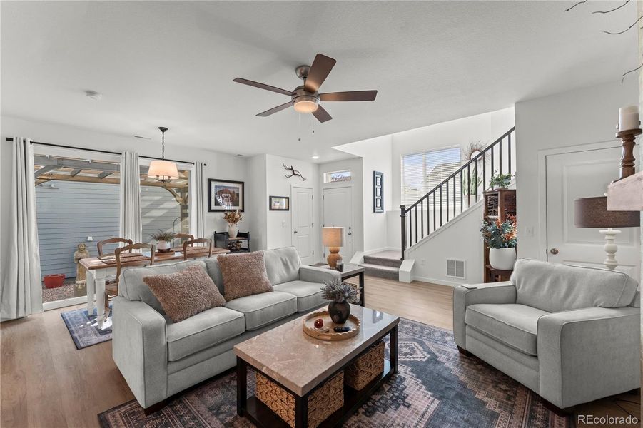 Furnished interior view inside a new home in , Colorado Springs (Image 8).