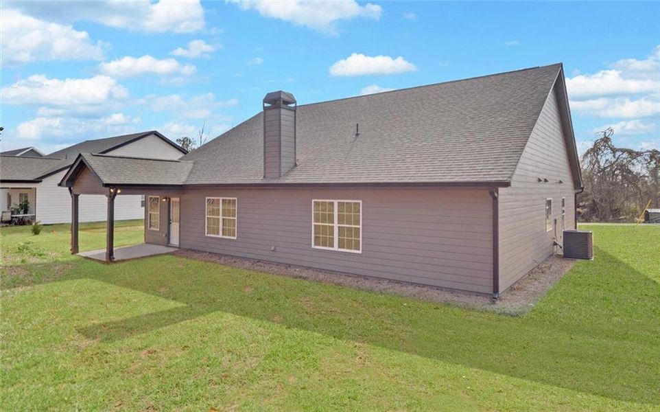 Exterior details and patio area of a home in , Lavonia (Image 21). Exterior details and patio area of a home in , Lavonia (Image 21).