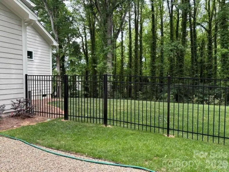 Exterior details and patio area of a home in , Mooresville (Image 31).
