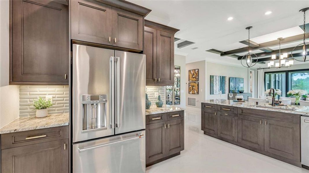 Furnished interior view inside a new home in Cresswind DeLand, Deland (Image 11).