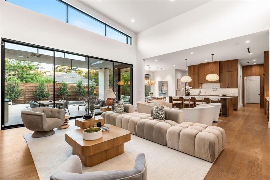 Furnished interior view inside a new home in , Dallas (Image 4).