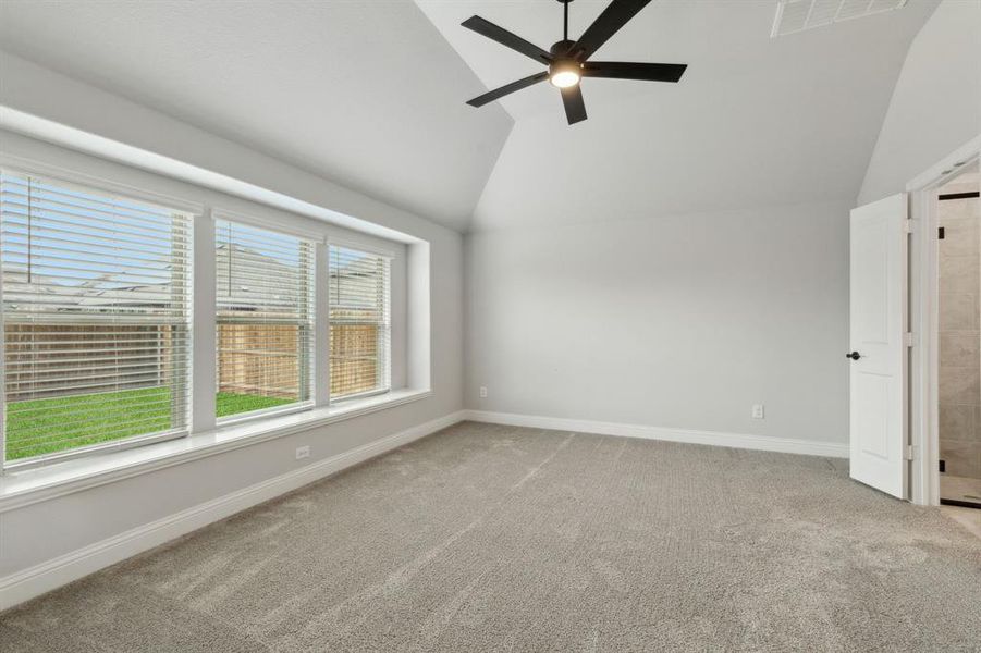 The tall ceilings and windows make the room feel so grand.