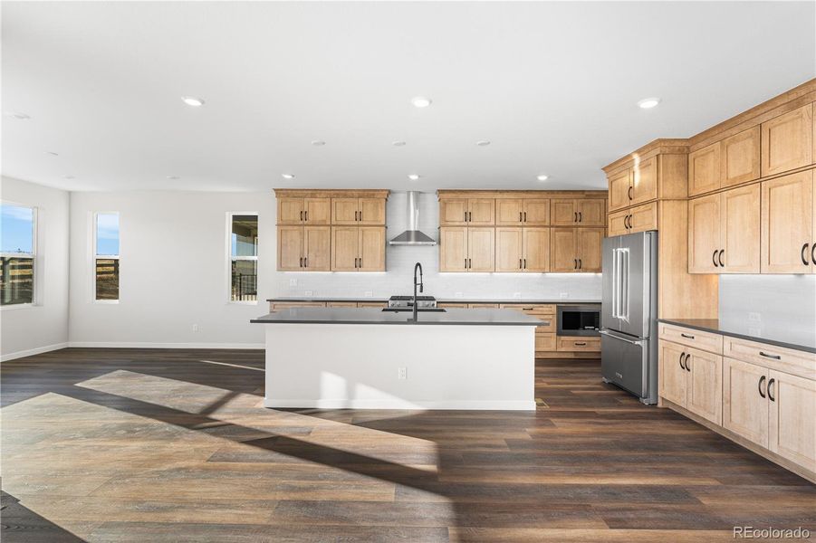 Furnished interior view inside a new home in Portrait at The Canyons, Castle Pines (Image 4).
