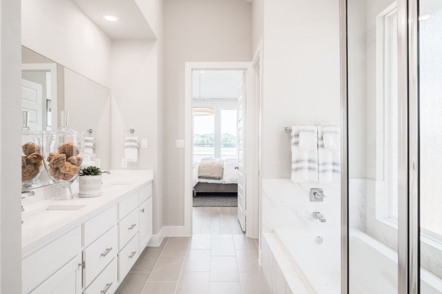 Representative furnished interior of a home built from the Verdin by Tri Pointe Homes in Pecan Ridge, Fulshear (Image 70).