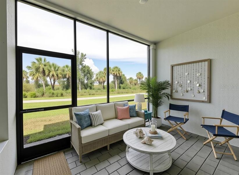 Furnished interior view inside a new home in , Venice (Image 16). Furnished interior view inside a new home in , Venice (Image 16).