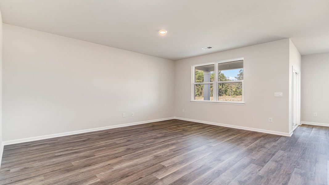 Representative unfurnished interior of a home built from the ARIA by D.R. Horton in Preserve at Cypress Commons, Conway (Image 7). Representative unfurnished interior of a home built from the ARIA by D.R. Horton in Preserve at Cypress Commons, Conway (Image 7).