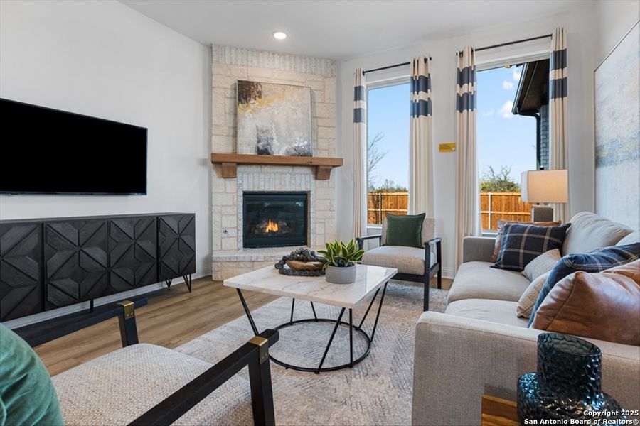 Furnished interior view inside a new home in Vista Ridge, Live Oak (Image 25).