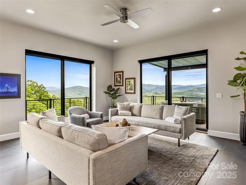 Furnished interior view inside a new home in , Bryson City (Image 35).