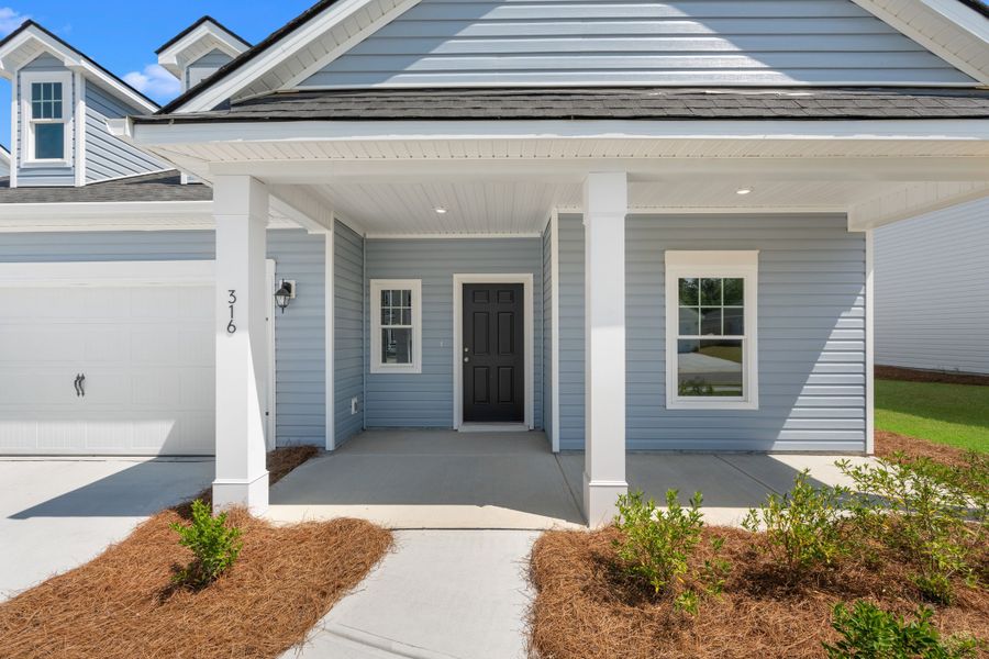 Exterior details and patio area of a home in Belair East, Statesboro (Image 3).