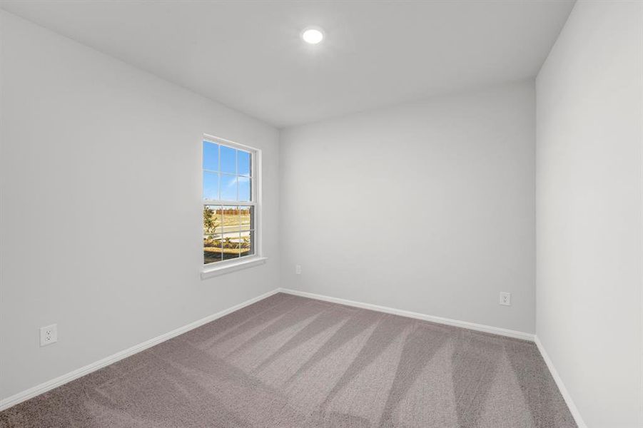 Spacious, unfurnished interior of a new home in Meadow Park, Denton (Image 27). Spacious, unfurnished interior of a new home in Meadow Park, Denton (Image 27).