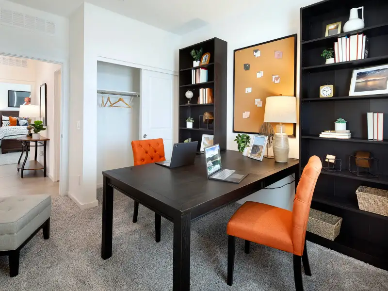 Furnished interior view inside a new home in Silva Farms - Estate Series, Goodyear (Image 8). Furnished interior view inside a new home in Silva Farms - Estate Series, Goodyear (Image 8).