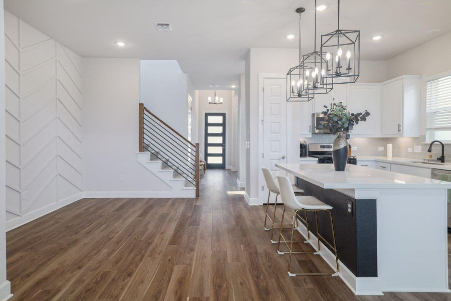 Furnished interior view inside a new home in , Austin (Image 14).